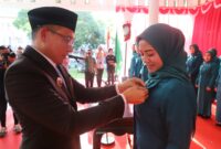Bupati Konawe, H. Yusran Akbar, secara resmi mengukuhkan Hj. Hania sebagai Ketua Tim Penggerak Pemberdayaan Kesejahteraan Keluarga (TP PKK) Kabupaten Konawe masa bakti 2025–2030. Pengukuhan berlangsung dalam acara seremonial di Pendopo Kantor Bupati Konawe, dihadiri oleh jajaran Forkopimda, kepala OPD, serta anggota TP PKK se-Kabupaten Konawe, Kamis (27/3/2025)