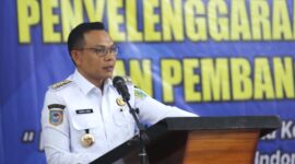 Bupati Konawe, H. Yusran Akbar membuka secara resmi Retreat Sehari yang dikemas dengan Rapat Koordinasi Penyelenggaraan Pemerintahan dan Pembangunan Daerah Kabupaten Konawe, Rabu (23/4/2025).