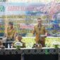 Bupati Konawe, H. Yusran Akbar, ST, memimpin Rapat Koordinasi (Rakor) terkait identifikasi dan penjaringan isu pembangunan berkelanjutan dalam penyusunan Kajian Lingkungan Hidup Strategis (KLHS) Rencana Detail Tata Ruang (RDTR) Perkotaan Unaaha, Kabupaten Konawe di Agra Wisata, Desa Laloika, Kec. Pondidaha, Kab Konawe, Sulawesi Tenggara, Senin (5/5/2025).