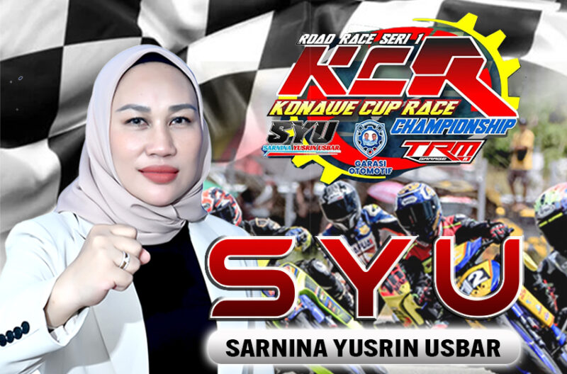 Hj. Sarnina Yusrin Usbar (SYU), Pembina Garasi Otomotif dan Pelaksana Harian Ketua Kadin Konawe, menegaskan bahwa Konawe Cup Race (KCR) 2025 bukan sekadar ajang balap motor biasa, melainkan juga wadah strategis untuk pembinaan atlet balap lokal bincang bersama awak media pra-event di Unaaha, Ibukota Kabupaten Konawe, Kamis (15/5/2025).