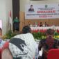Pemerintah Kabupaten (Pemkab) Konawe bersama jajaran Forkopimda menggelar sosialisasi percepatan pembentukan Koperasi Desa/Kelurahan Merah Putih sebagai upaya penguatan ekonomi berbasis koperasi. Acara yang digelar di Gedung Wekoila, Kamis (8/5/2025), dihadiri Sekretaris Daerah (Sekda) Konawe, Ferdinand, perwakilan Polres, Kejaksaan, serta kepala desa/kelurahan se-Kabupaten Konawe.