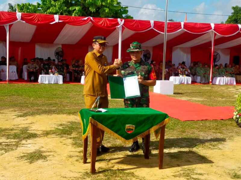 Kodim 0320/Dumai Gelar upacara Dalam rangka Pembukaan TMMD Ke 124 dengan tema 