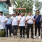 Bupati Konawe, Yusran Akbar, ST, hadiri Penyerahan Bantuan Alsintan dari Anggota DPR RI, Jaelani, S.IP., M.Si.  di Balai Pertemuan Desa Ahuawatu, Kecamatan Pondidaha, Rabu (11/6/2025).