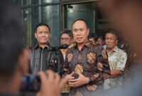 Gubernur Sulawesi Tenggara, Mayjen TNI (Purn) Andi Sumangerukka didampingi 31 kepala perangkat daerah, mengambil langkah proaktif berkoordinasi untuk memperkuat sistem pencegahan korupsi sejak dini berkunjung ke Komisi Pemberantasan Korupsi (KPK), di Jakarta, Kamis (19/6/2025).