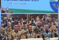 Bupati Konawe, H. Yusran Akbar ST, hadiri Rakornas Pengelolaan Sampah 2025 KLHK di Jakarta, Minggu (22/6). Acara yang dihadiri kepala daerah se-Indonesia dengan strategi mencapai target 100% pengelolaan sampah nasional pada 2029.