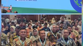 Bupati Konawe, H. Yusran Akbar ST, hadiri Rakornas Pengelolaan Sampah 2025 KLHK di Jakarta, Minggu (22/6). Acara yang dihadiri kepala daerah se-Indonesia dengan strategi mencapai target 100% pengelolaan sampah nasional pada 2029.