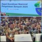 Bupati Konawe, H. Yusran Akbar ST, hadiri Rakornas Pengelolaan Sampah 2025 KLHK di Jakarta, Minggu (22/6). Acara yang dihadiri kepala daerah se-Indonesia dengan strategi mencapai target 100% pengelolaan sampah nasional pada 2029.
