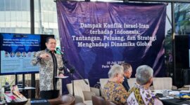 Bambang Soesatyo (Bamsoet), Wakil Ketua Umum Partai Golkar dalam diskusi 