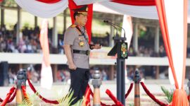 Kapolri Jenderal Polisi Listyo Sigit Prabowo secara resmi menutup pendidikan Taruna Akademi Kepolisian (Akpol) Tingkat IV Angkatan ke-56 Batalyon Presisi dan Tingkat III Angkatan ke-57 Batalyon Adhi Wiratama dalam upacara khidmat di Lapangan Bhayangkara Akpol, Semarang, Kamis (10/7/2025).
