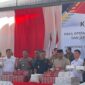 Brigjen Pol. Irwansyah bersama Dirjen Bea Cukai Djaka Budhi Utama saat pemaparan hasil operasi di Kantor DJBC Kepulauan Riau. 
