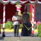 Pembukaan Pendidikan Bintara Polri 2025: Kapolda Sultra Irjen Pol Didik Agung Widjanarko memberikan sambutan dalam upacara pembukaan Pendidikan Bintara Polri 2025 di SPN Polda Sultra, Desa Anggotoa, Kecamatan Wawotobi, Kabupaten Konawe, Rabu (30/7/ 2025)