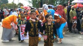 Semangat kebhinekaan terpancar dari kostum tradisional siswa PAUD Konawe.