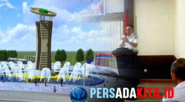 SambutanBupati Konawe, H. Yusran Akbar, dalam acara Konsultasi Publik Penyusunan RDTR Wilayah Perkotaan Unaaha. Dokumen ini menunjukkan komitmen pemerintah daerah terhadap pembangunan berkelanjutan. Bupati Yusran juga menyebutkan tagline kepemimpinan 