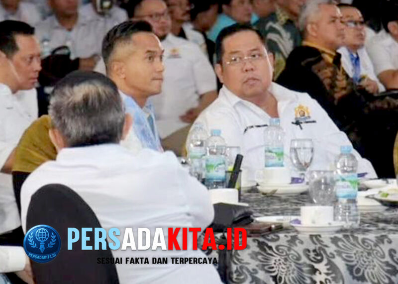 Anton Timbang, Ketua Kadin Sultra, usai menyampaikan paparan strategis dukungan terhadap program Makan Bergizi Gratis (MBG) dalam Rapimprov Kadin Sultra di Hotel Claro Kendari, Rabu (27/08/2025). 