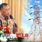 Sekda Konawe, Dr. Ferdinand saat membuka sosialisasi SUTET 275 kV di Aula Inowa, Kantor Bupati Konawe, 28 Agustus 2025 dengan Ilustrasi jalur SUTET 275 kV Andowia–Kendari yang akan melintasi tiga kabupaten/kota. Proyek strategis nasional ini akan menopang ketahanan energi Sulawesi. 