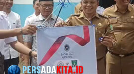 Bupati Konawe H. Yusran Akbar, ST dalam acara peluncuran Program Makan Bergizi Gratis (MBG) di Kabupaten Konawe, 8 September 2025