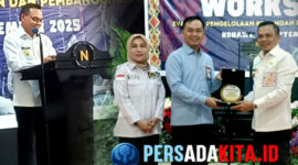 Bupati Konawe, H. Yusran Akbar, ST, secara resmi membuka Workshop Evaluasi Pengelolaan Keuangan Pembangunan Desa Tahun 2025 di Hotel Nugraha, Unaaha, Kamis (25/9/2025).