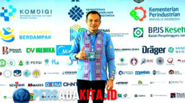 Bupati Konawe, H. Yusran Akbar, ST, secara langsung menghadiri Forum Teknik Pelayanan Kesehatan Internasional: Artificial Intelligence and Smart Healthcare (INAHEF 2025) yang digelar di Gedung SMESCO Indonesia, Jakarta, Kamis (23/10/2025).