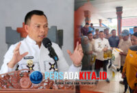 Bupati Konawe, H. Yusran Akbar, menyampaikan langkah strategis pemkab di hadapan petani dalam Temu Wicara di Desa Ulu Benua, Jumat (28/11/2025)