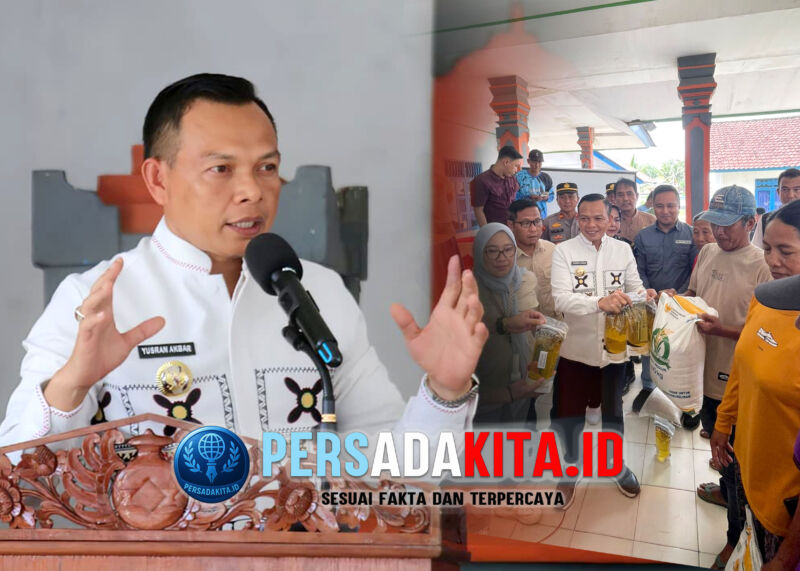 Bupati Konawe, H. Yusran Akbar, menyampaikan langkah strategis pemkab di hadapan petani dalam Temu Wicara di Desa Ulu Benua, Jumat (28/11/2025)