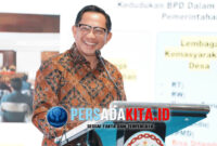 Menteri Dalam Negeri Muhammad Tito Karnavian menyampaikan arahan strategis dalam pengukuhan Pengurus DPP ABPEDNAS di Tangerang, Jumat (12/12/2025). Ia menegaskan BPD harus menjadi pengawal anggaran desa yang efektif.