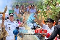 Kebanggaan Hasil Bumi: Bupati Yusran Akbar dan Wakil Bupati Syamsul Ibrahim menyaksikan langsung keajaiban panen jagung 8,3 ton/ha tanpa pupuk di lahan 75 hektar Desa Tetehaka, dengan total capaian 622,5 ton.