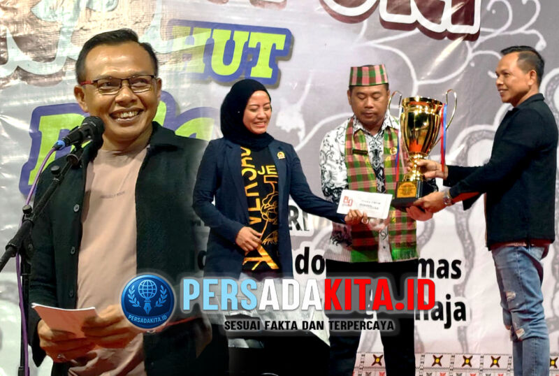 Bupati Konawe H. Yusran Akbar, ST., menyampaikan sambutan penutupan sekaligus mengapresiasi semangat juang, kreativitas, dan kompetensi para guru se-Kabupaten Konawe.