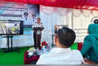 Kepala Kantor Wilayah (Kakanwil) Dirjenpas Sulawesi Tenggara, Sulardi mimpin secara langsung prosesi panen raya jagung yang terpantau secara daring, di Rutan Kelas IIB Unaaha, Kamis. (15/1/2026) 