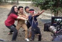 Adegan dimana Ali Murdani (Pak Desa) saat 