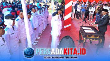 Bupati Konawe H. Yusran Akbar, S.T., memimpin langsung prosesi pengambilan sumpah dan janji jabatan para pejabat struktural dan fungsional di lingkungan Pemkab Konawe yang digelar di Tempat Pembuangan Akhir (TPA) Kabupaten Konawe, Jumat (20/2/2026).