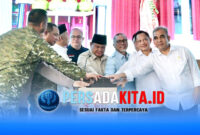 Presiden Prabowo Subianto meresmikan dimulainya operasionalisasi 1.061 Koperasi Desa/Kelurahan Merah Putih (KDKMP) di wilayah Jawa Timur dan Jawa Tengah dalam acara yang dipusatkan di Koperasi Desa Merah Putih Desa Nglawak, Kecamatan Kertosono, Kabupaten Nganjuk, Jawa Timur, Sabtu (16/5/2026).