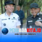 Bupati Konawe Yusran Akbar (kiri) dan Bupati Konawe Selatan Irham Kalenggo (kanan) meninjau titik lokasi jembatan penghubung Pondidaha-Sabulakoa, Rabu (20/5/2026).