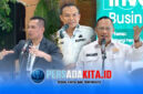 Suasana diskusi dalam Konawe Investment Business Forum 2026 di Kantor PT BPR Bank Bahtermas Konawe, Rabu (13/5/2026). Tampak Direktur BPR Bank Bahtermas, Dr. Ahmat, SE, MM (kiri), Bupati Konawe, H. Yusran Akbar, ST, (tengah), Wakil Ketua Kadin Sultra, Sastra Alamsyah (kanan).