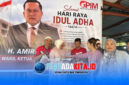 Antusiasme warga Kelurahan Tongauna saat menerima pembagian daging kurban sapi dari GPIM sebagai bentuk dukungan terhadap program Presiden Prabowo, Rabu (27/5/2026).
