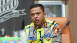 Kakorlantas Polri Irjen Pol. Agus Suryonugroho memberikan arahan transformasi operasional, menegaskan personel Polantas harus aktif di lapangan menjadi pahlawan keselamatan, Kamis (28/5/2026). 