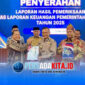 Momen penuh perhatian saat Bupati Konawe, H. Yusran Akbar, ST (tengah) didampingi Ketua DPRD Konawe, I Made Asmaya SPd MM, menerima LHP LKPD 2025 dari Kepala BPK Perwakilan Sultra, dengan ekspresi optimistis mewakili rakyat Konawe di Kantor BPK Perwakilan Sultra, Senin (25/5/2026).