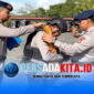 Wakapolda Sultra Brigjen Pol. Dr. Gidion Arif Setyawan, S.I.K., S.H., M.Hum (kanan)  memimpin upacara penyambutan 1 SSK personel Brimob Polda Sultra di Mako Brimob Kendari, Jumat (15/5/2026).