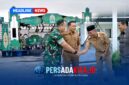 Bupati Konawe H. Yusran Akbar, S.T. (tengah), didampingi Ketua DPRD Konawe I Made Asmaya, S.Pd., M.M. (kanan), dan Dandim 1417/Kendari Kolonel Arm Danny A.P Girsang, S.Sos., M.Han (kiri), saat meninjau lokasi MTQ XXXI Sultra di eks STQ Unaaha, Senin (22/6/2026).