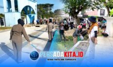 DLH Konawe Turunkan 50 Personel Kolaborasi Bersama Ratusan ASN, Fokus Bersihkan 3 Titik Jelang MTQ XXXI Sultra