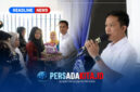 Bupati Konawe Utara, H. Ikbar, SH., MH., didampingi Ketua TP PKK, Hj. Wisra Wartawati Ikbar, menyerahkan secara simbolis paket intervensi gizi kepada salah satu perwakilan ibu hamil di Balai Desa Tondowatu, Kecamatan Motui, Kamis (18/6/2026).