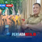 Sekretaris Daerah Kabupaten Konawe, Dr Ferdinand, didampingi pejabat terkait saat memaparkan skema dan jadwal pembayaran gaji ke-13 kepada awak media di ruang rapat Pemda Konawe, Senin (22/6/2026).