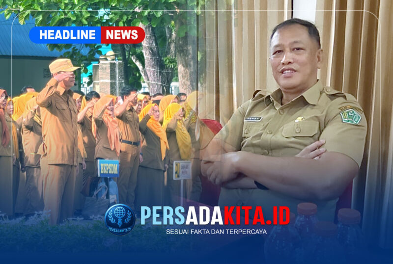 Sekretaris Daerah Kabupaten Konawe, Dr Ferdinand, didampingi pejabat terkait saat memaparkan skema dan jadwal pembayaran gaji ke-13 kepada awak media di ruang rapat Pemda Konawe, Senin (22/6/2026).