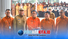Pencanangan Sensus Ekonomi 2026 Sultra: Wakil Kepala BPS RI Sonny Harry bersama Wakil Gubernur Sultra, Hugua menekan tombol dimulainya SE2026, di Kendari, Senin (15/6/2026).