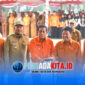 Pencanangan Sensus Ekonomi 2026 Sultra: Wakil Kepala BPS RI Sonny Harry bersama Wakil Gubernur Sultra, Hugua menekan tombol dimulainya SE2026, di Kendari, Senin (15/6/2026).