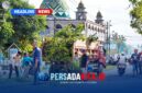 Ratusan personel Dinas Lingkungan Hidup (DLH) dan warga bahu-membahu membersihkan lingkungan Kelurahan Anggaberi, Selasa (14/7/2026), sebagai bagian dari persiapan menuju Lomba Kelurahan Tingkat Regional se-Sulawesi.