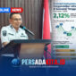 Bupati Konawe, H. Yusran Akbar, ST, saat menyampaikan arahan pengendalian inflasi di Unaaha. Empat strategi jitu yang dipaparkan berhasil membawa Konawe sebagai daerah dengan inflasi terkendali se-Sulawesi Tenggara. 