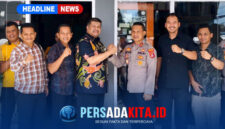 Kapolres Konawe, AKBP Noer Alam, S.I.K. (kanan) dan Kepala Kejaksaan Negeri Konawe, Fachrizal, S.H. (kiri) usai pertemuan penguatan sinergitas di ruang kerja Kapolres, Senin (13/7/2026).