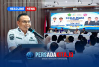 Bupati Konawe, H. Yusran Akbar, ST, saat memberikan arahan dalam sosialisasi GENTING 2026. Ia menegaskan bahwa program penanganan stunting tidak boleh sekadar sosialisasi di ruangan, tetapi harus diwujudkan dalam aksi nyata di lapangan. 