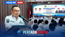 Bupati Konawe, H. Yusran Akbar, ST, saat memberikan arahan dalam sosialisasi GENTING 2026. Ia menegaskan bahwa program penanganan stunting tidak boleh sekadar sosialisasi di ruangan, tetapi harus diwujudkan dalam aksi nyata di lapangan. 