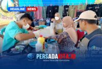Suasana layanan Cek Kesehatan Gratis (CKG) yang digelar Dinas Kesehatan Kabupaten Konawe di Kecamatan Routa, Sabtu (22/8/2026). Tenaga kesehatan melayani warga dengan sigap di tengah keramaian Pekan Olahraga dan Seni HUT ke-81 RI.
